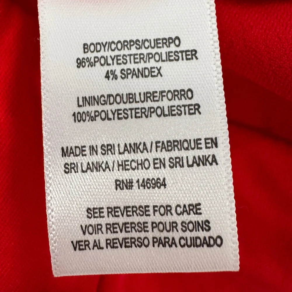 Donna Ricco Red Halter Jumpsuit, Size 16 - NWT - Picture 8 of 10